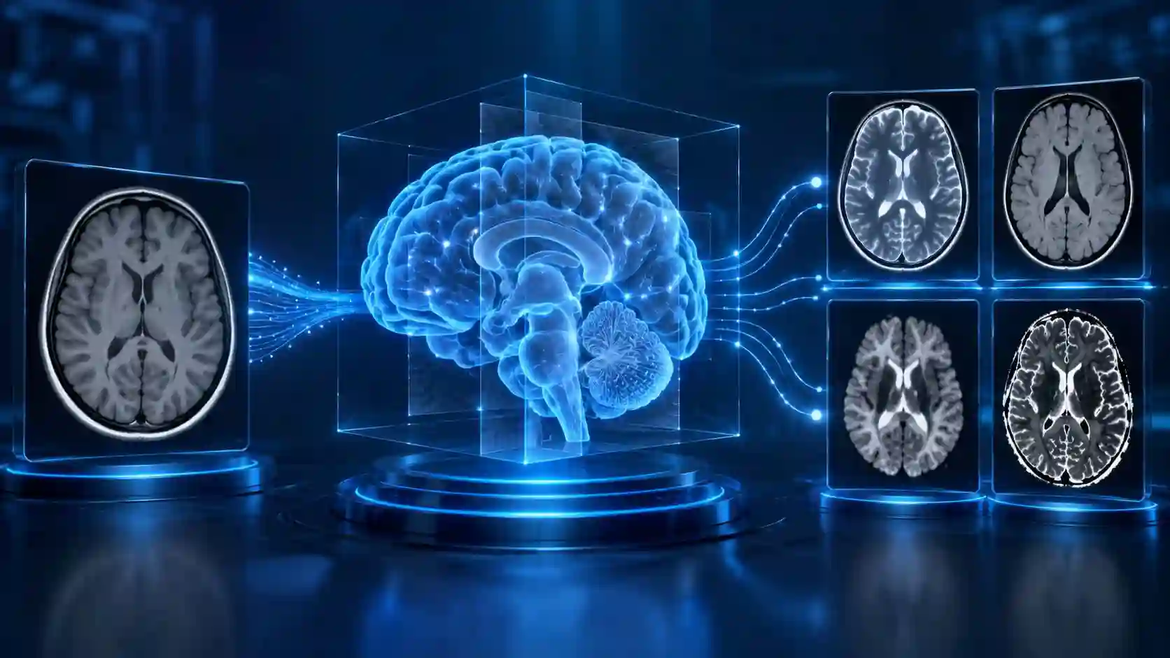 ارزیابی اثربخشی مدل سه‌بعدی Dual CycleGAN برای سنتز تصاویر MRI با کنتراست‌های متعدد