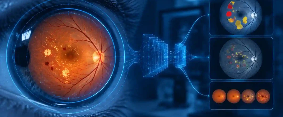 یادگیری عمیق چندوظیفه‌ای برای بخش‌بندی، تشخیص و درجه‌بندی همزمان شدت ضایعات رتینوپاتی دیابتی در تصاویر فوندوس
